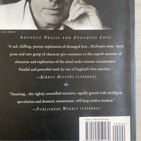 🔶 {4/$12} Enduring Love” by Ian McEwan - Paperback - Picture 3 of 11